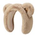 DEZ45 Schattige Pluche Oorbeer Winter Hoofdband / Oorwarmers