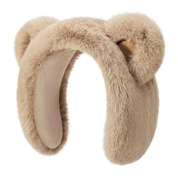 DEZ45 Schattige Pluche Oorbeer Winter Hoofdband / Oorwarmers