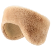 DEZ57 Pluche oorkappen - Karamelbruin