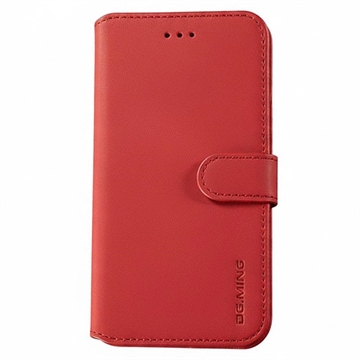 iPhone 7/8/SE (2020)/SE (2022) DG.MING Retro Portemonnee Hoesje - Rood