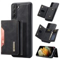 DG.Ming M2 Samsung Galaxy S21 FE 5G Hybrid Case met Portemonnee - Zwart