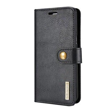 Samsung Galaxy S8 DG.Ming 2-in-1 Wallet Leren Hoesje - Zwart