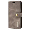 Samsung Galaxy S8 DG.Ming 2-in-1 Wallet Leren Hoesje - Grijs