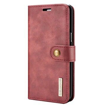 Samsung Galaxy S8+ DG.Ming 2-in-1 Wallet Leren Hoesje - Rood