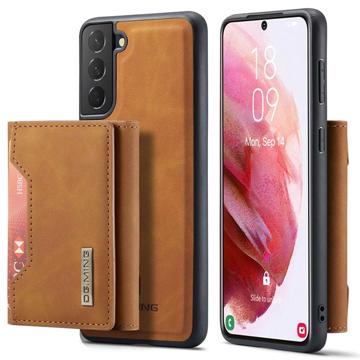 DG.Ming M2 Samsung Galaxy S23 5G Hybrid Case met Portemonnee - Bruin