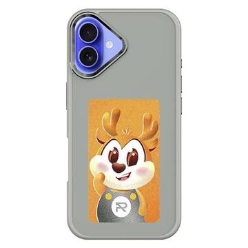 iPhone 16 DIY E-InkCase NFC Hoesje - Grijs