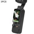DJI Osmo Pocket 3 Glazen Screenprotector - 9H, 3 stuks - Doorzichtig