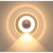 DMS-A2501 Slimme wandlamp met klok en bewegingssensor - Wit