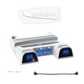 DOBE TP5-3532D Koelstandaard & Dubbel Controller Oplaadstation voor Sony PlayStation 5 Slim/5 Pro