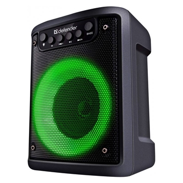 Defender Funky Draagbare Bluetooth Luidspreker 10W - Zwart