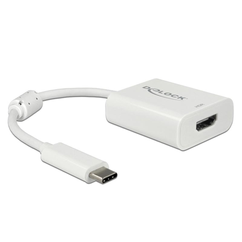 Delock USB-C Kabel Adapter - Wit