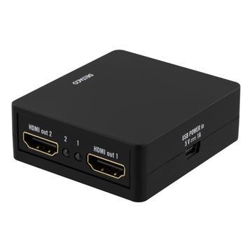 Deltaco HDMI Splitter 1 x 2 - 1080p Full HD - Zwart