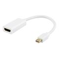 Deltaco Mini DisplayPort naar HDMI-adapter - 0,2m - Wit