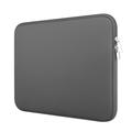 Luxe neopreen laptophoes - 14"-15" - Grijs