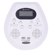 Denver DMP-395W draagbare CD/MP3-speler - Wit