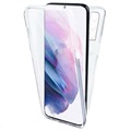 Afneembaar 2-In-1 Samsung Galaxy S21 FE 5G Hybride Hoesje - Transparant