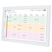 Digitale familie-organizer met touchscreen - 15.6" - Wit