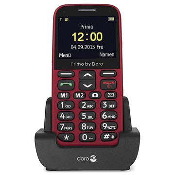 Doro Primo 366 - 0.3MP, FM Radio, Bluetooth - Rood