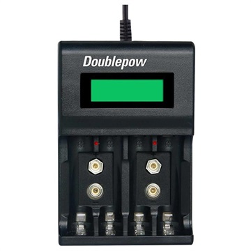 Doublepow DP-UK95 Multifunctionele Snel USB Batterij Oplader - AA/AAA/9V