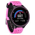 Dual-Color Garmin Forerunner 235/630/735 Siliconen Sportband - Roze / Zwart