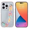 Dual-Color Series iPhone 14 Pro Max TPU Case - Kleurrijke Riem