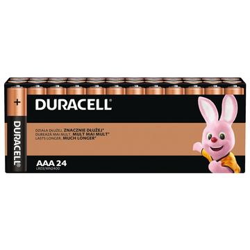 Duracell Basic LR03/AAA Alkaline batterijen - 24 stuks.