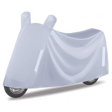 Stof- en regendichte motorhoes - 5XL - Zilver