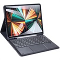 Dux Ducis iPad Pro 12.9 2020/2021 Bluetooth Toetsenbord Hoesje - Zwart