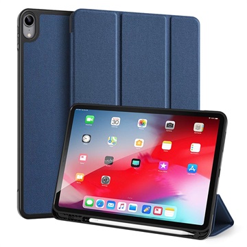 Dux Ducis Domo iPad Air (2020) Tri-Fold Folio Hoesje - Blauw