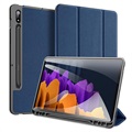 Dux Ducis Domo Samsung Galaxy Tab S7 Tri-Fold Hoesje - Blauw