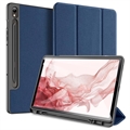 Samsung Galaxy Tab S9 Dux Ducis Domo Tri-Fold Smart Folio Hoesje - Blauw