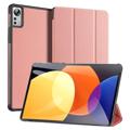 Dux Ducis Domo Xiaomi Pad 5 Pro 12.4 Tri-Fold Smart Folio Hoesje - Roze