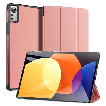 Dux Ducis Domo Xiaomi Pad 5 Pro 12.4 Tri-Fold Smart Folio Hoesje - Roze