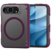 iPhone Fold Dux Ducis Expn hybride hoesje - compatibel met MagSafe - Donkere kers