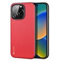 Dux Ducis Fino Series iPhone 14 Pro Hybrid Hoesje - Rood