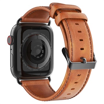 Dux Ducis Apple Watch Series Ultra 2/Ultra/10/9/8/SE (2022)/7/SE/6/5/4/3/2/1 Leder Bandje - Bruin