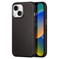 Dux Ducis Naples iPhone 14 Plus Leder Bekleed Hoesje - Coffee