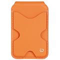 Dux Ducis Papo RFID-blokkerende magnetische kaarthouder en standaard - compatibel met MagSafe - oranje