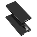 Dux Ducis Skin Pro Samsung Galaxy Note20 Ultra Flip Cover met Kaarthouder - Zwart