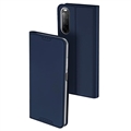 Dux Ducis Skin Pro Sony Xperia 10 V Flip Cover - Blauw