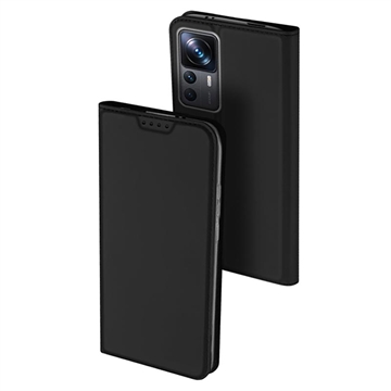 Dux Ducis Skin Pro Xiaomi 12T/12T Pro Flip Hoesje - Zwart