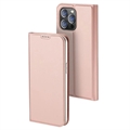 iPhone 15 Pro Dux Ducis Skin Pro Flip Cover - Roze