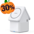 Duzzona W20 4-in-1 draadloos oplaadstation met nachtlampje - 15W - Wit