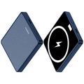 E30 10000mAh 15W draadloos opladen PD + QC 20W magnetisch geabsorbeerde Power Bank externe batterij Pack telefoon oplader - Blauw