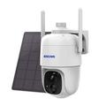 ESCAM G24 H.265 3MP Full HD AI Identify Camera met Zonnepaneel PIR Alarm WiFi Camera Ingebouwde Batterij