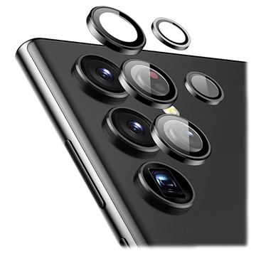 ESR Samsung Galaxy S22 Ultra 5G Camera Lens Glazen Protector - Zwart
