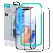 iPhone 16 Pro ESR Glazen Screenprotector - 9H, 0.3mm - 2 St.