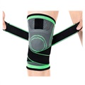 Elastische Unisex Fitness Kniebeschermer - XL - Groen