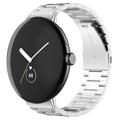 Elegante Google Pixel Watch Roestvrij Stalen Riem - Zilver