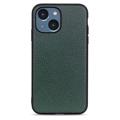 Elegante iPhone 14 Plus Leren Hoesje - Groen